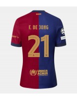 Moške Nogometnih dresov Barcelona Frenkie de Jong #21 Domači 2024-25 Kratki rokavi